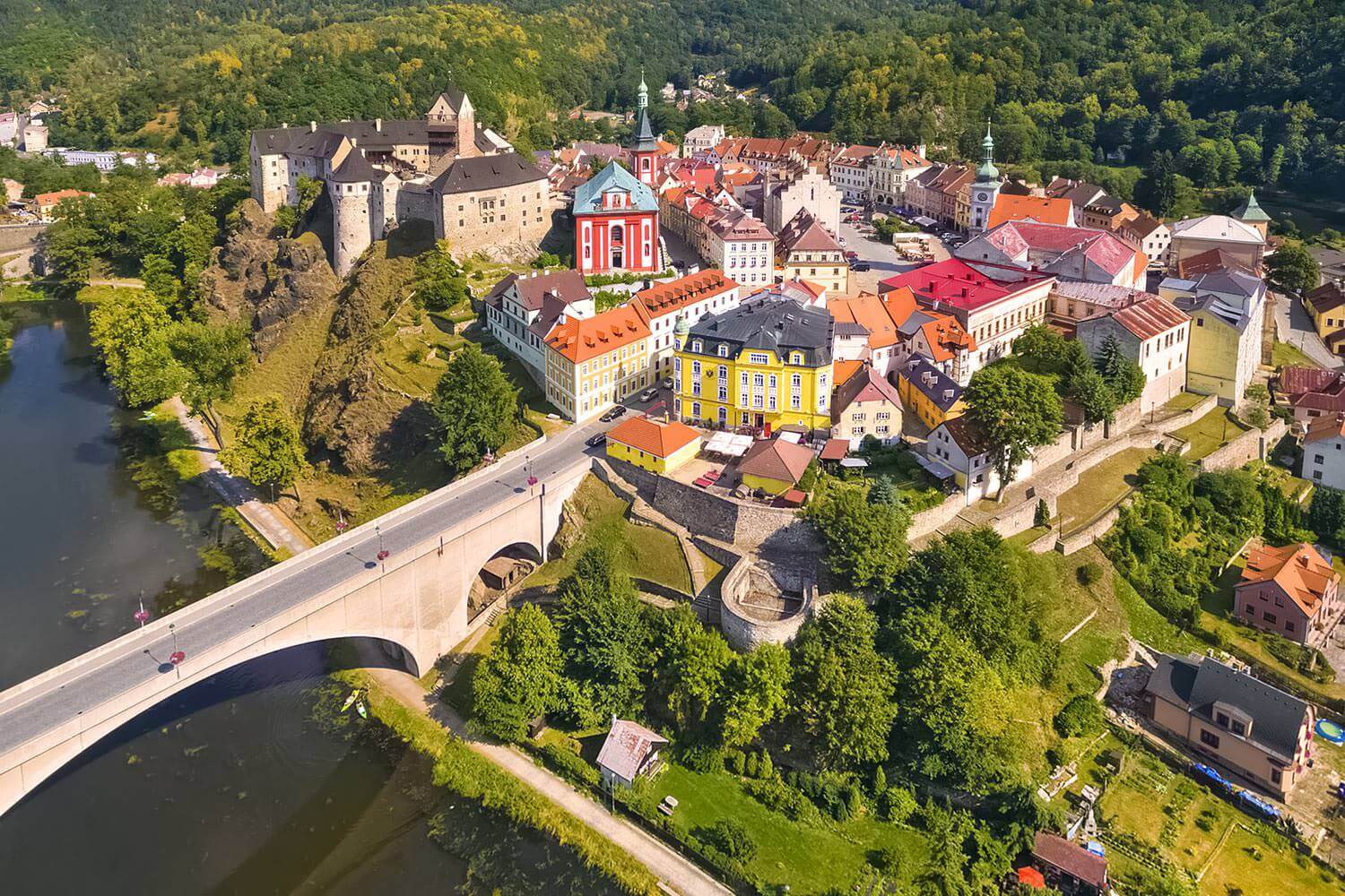 Czechia Loket Town