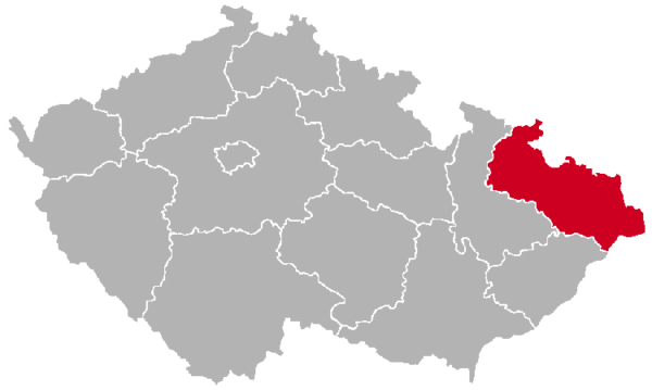 Moravian-Silesian Region on the Map