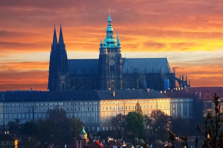 Prague Castle at Sunrise, Czechia