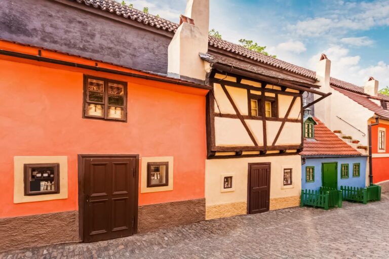 The Golden Lane in Prague, Czechia