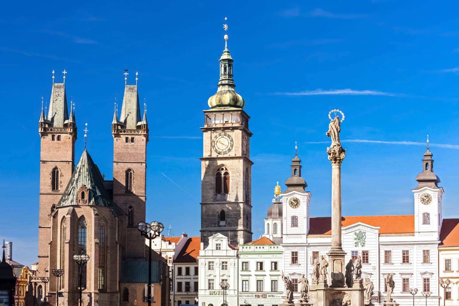 Large Square, Hradec Kralove, Czech Republic