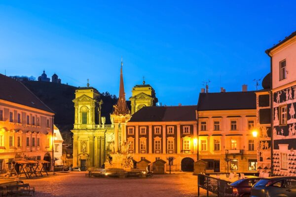 Main Square in Mikulov - South Moravia, Czechia
