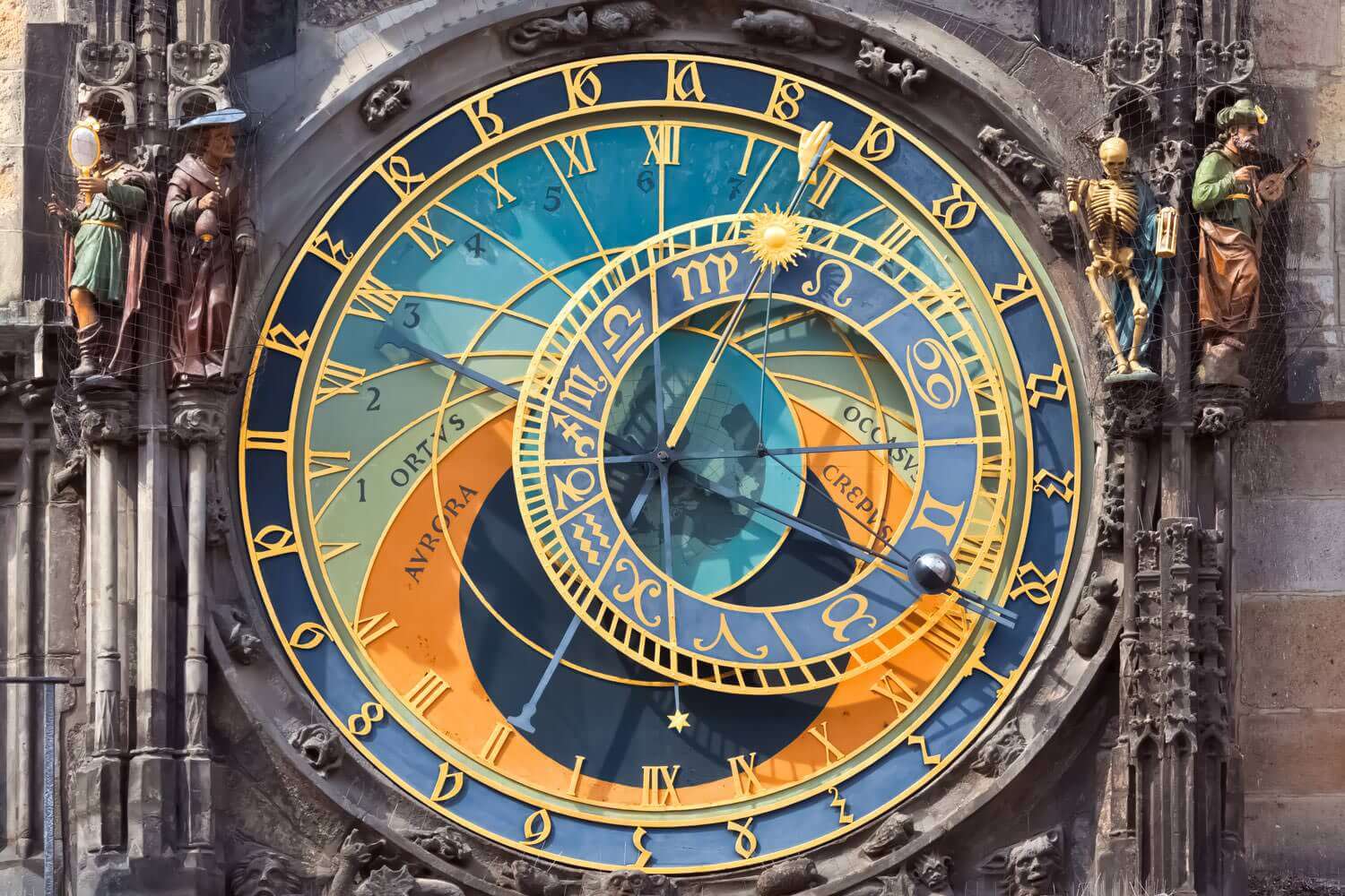 Prague Astronomical Clock (Orloj) in the Old Town of Prague