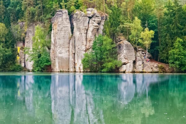 Věžák Pond in Bohemian Paradise