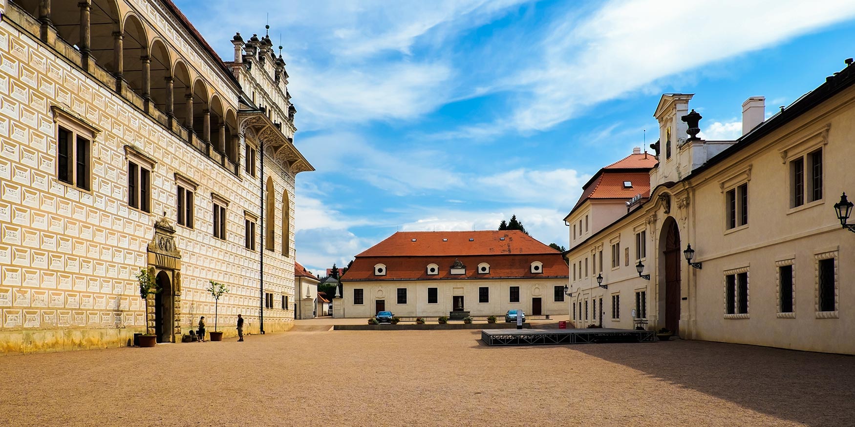 Litomyšl Castle Courtyard, Czechia
