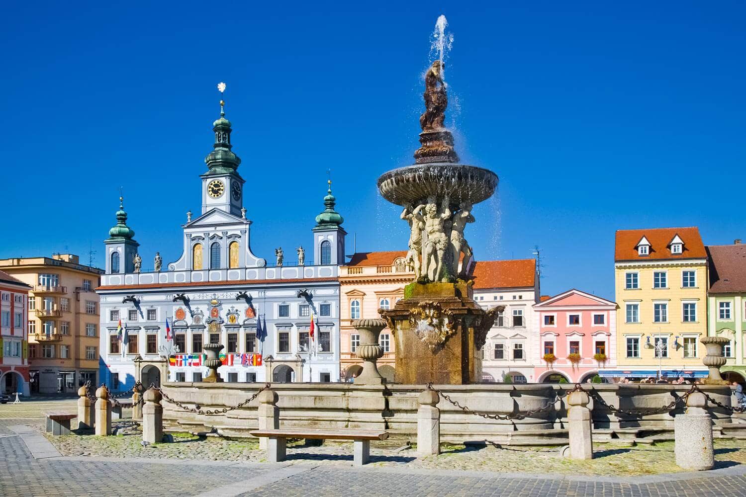 České Budějovice, Czechia - Premysl Otakar Square