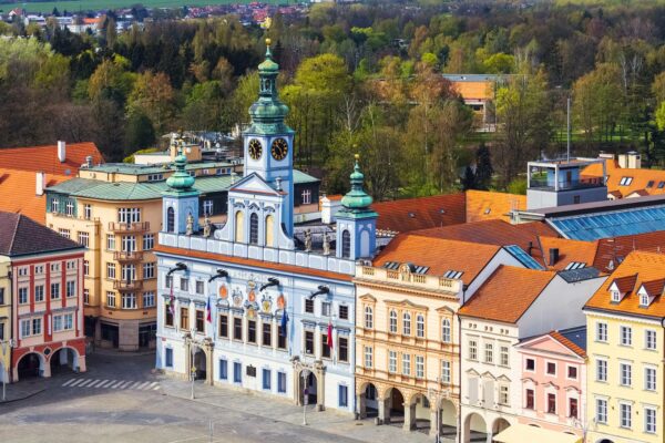 České Budějovice, Czechia - Přemysl Otakar II Square