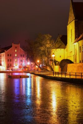 České Budějovice at Night