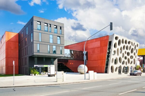 Modernist Architecture of the New Theatre in Pilsen (Plzeň), Czechia