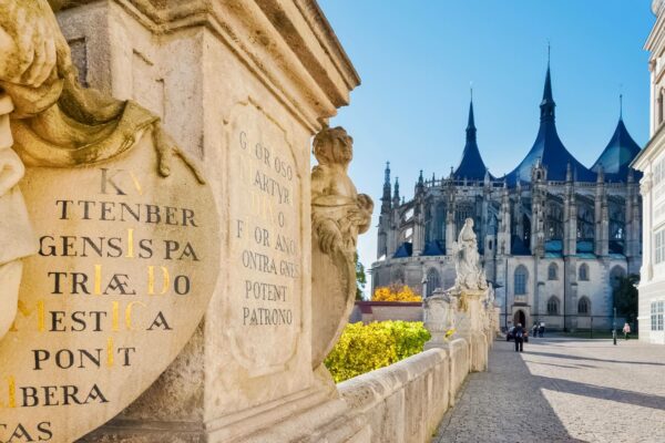 Terrace of the Jesuit College and St. Barbara's Church, Kutná Hora, Czechia