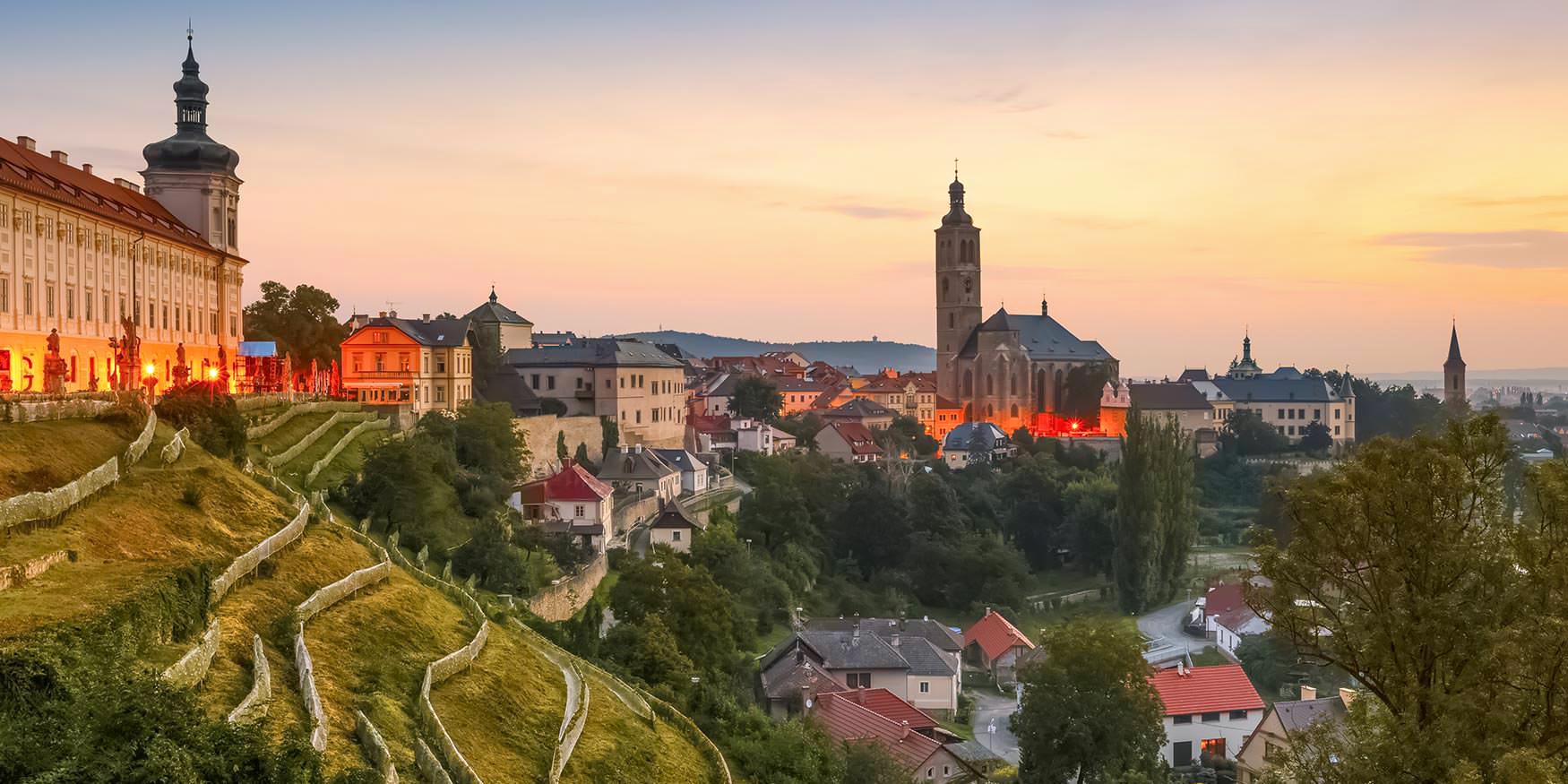 Panorama of Kutná Hora, Czech Republic