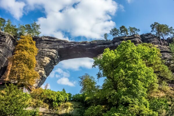 Pravcice Arch in Bohemian Switzerland National Park