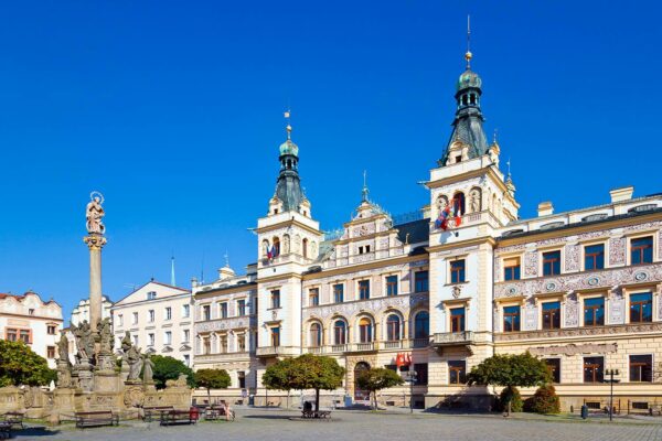 Renaissance City Hall in Pardubice, Bohemia, Czechia