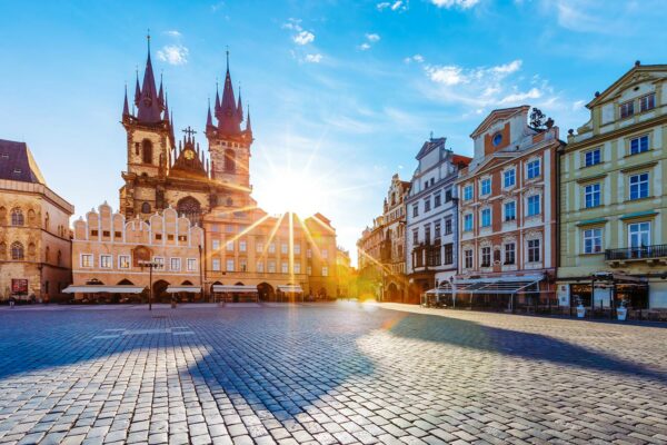 Old Town Square at Sunrise, Prague, Czechia