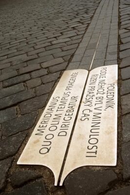 Prague Meridian in Old Town Square