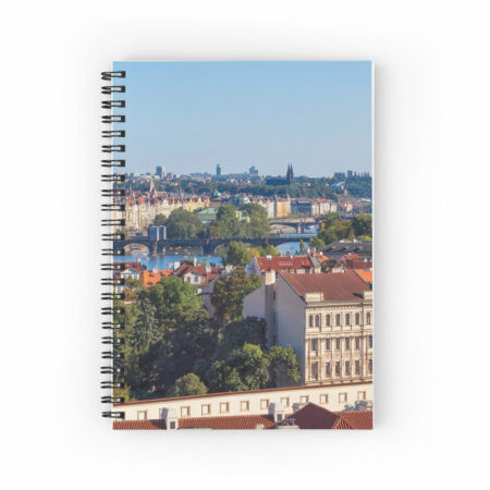 Prague 009 - The View from Opyš Hill - Spiral Notebooks