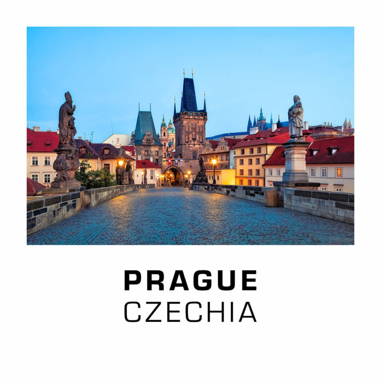 Prague 001C - Charles Bridge at Dawn, Czechia