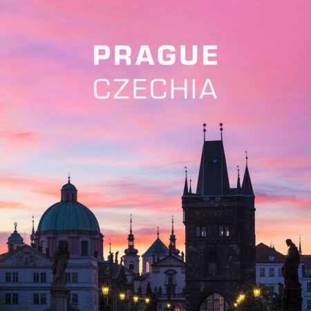 Fridge Magnets - Prague, Czechia - Sunrise on Charles Bridge