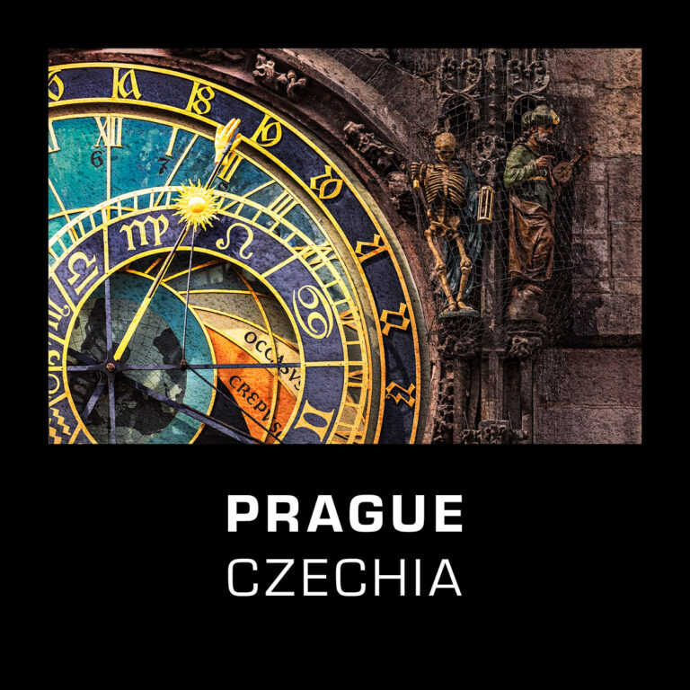 Prague, Czechia - Detail of the Prague Astronomical Clock a.k.a. Orloj