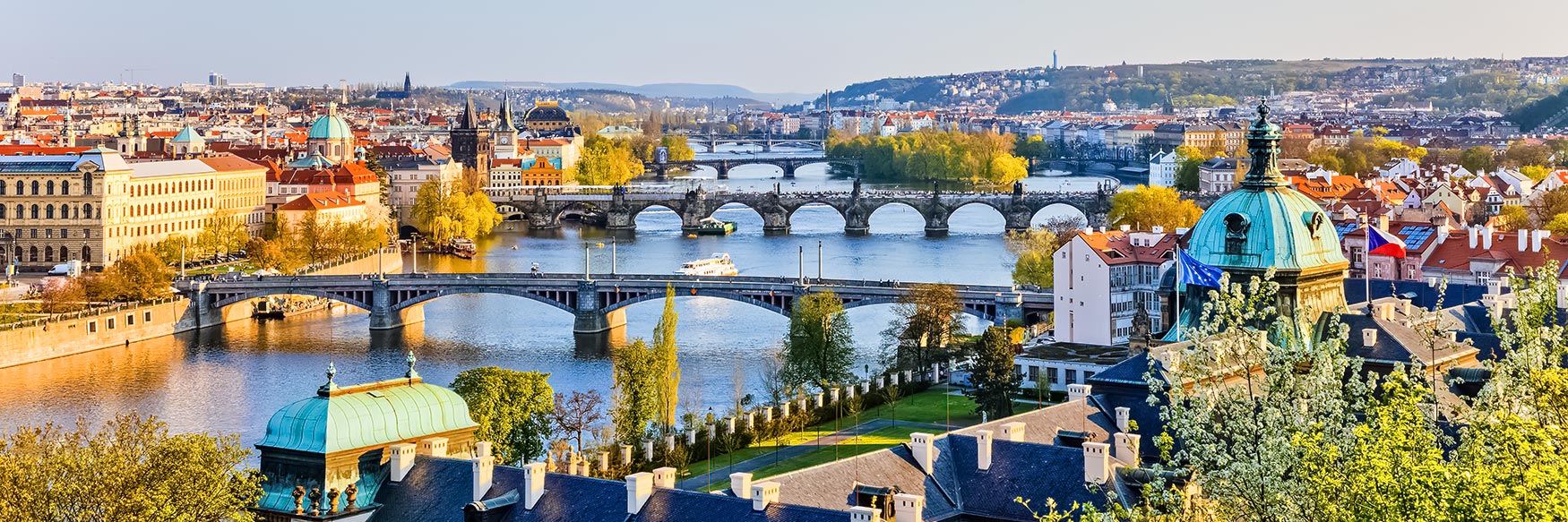 Panorama of Prague, Czechia