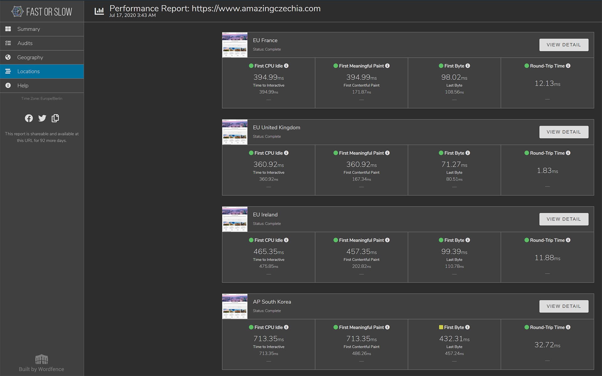 WordPress Speed Optimization Services - Page Load Times