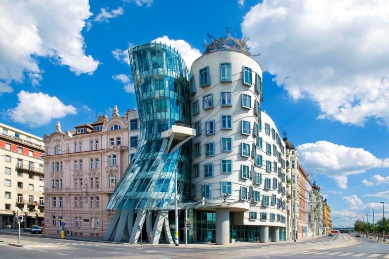 The Dancing House (a.k.a. Ginger and Fred) in Prague, Czechia