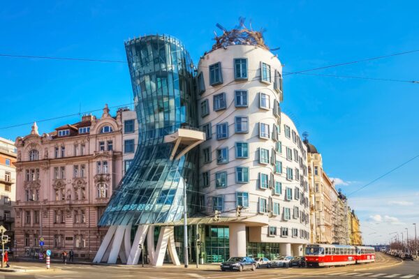 The Dancing House During Daytime