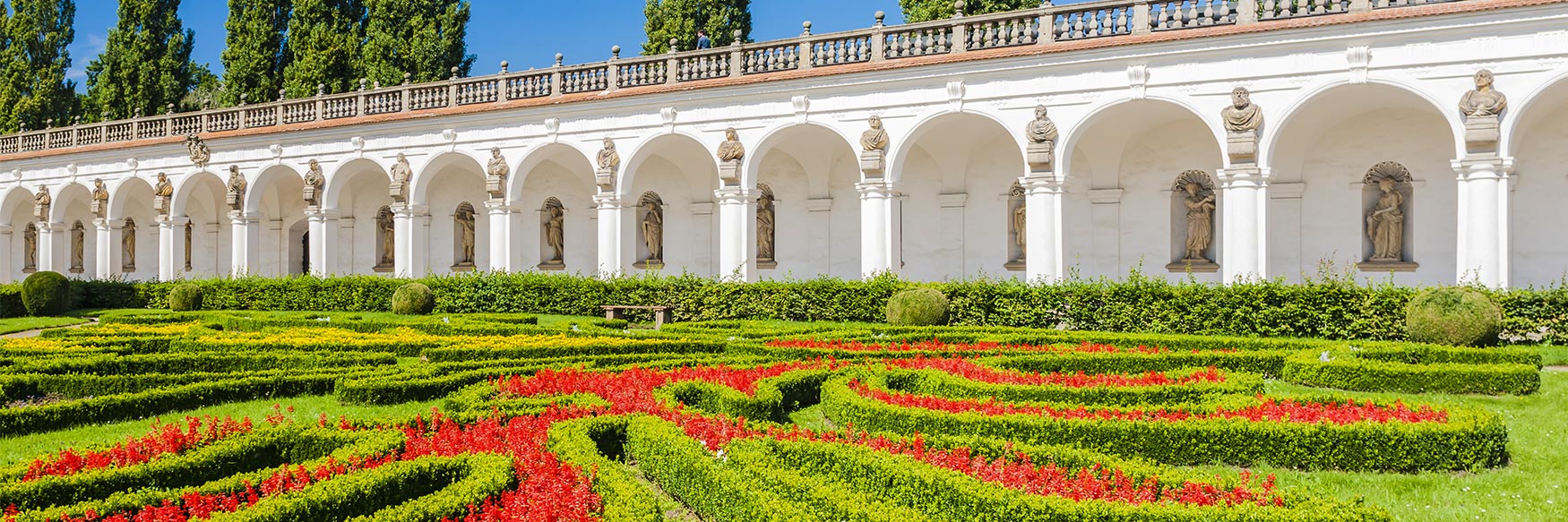 Flower Garden, Kromeriz Palace, Moravia, Czechia