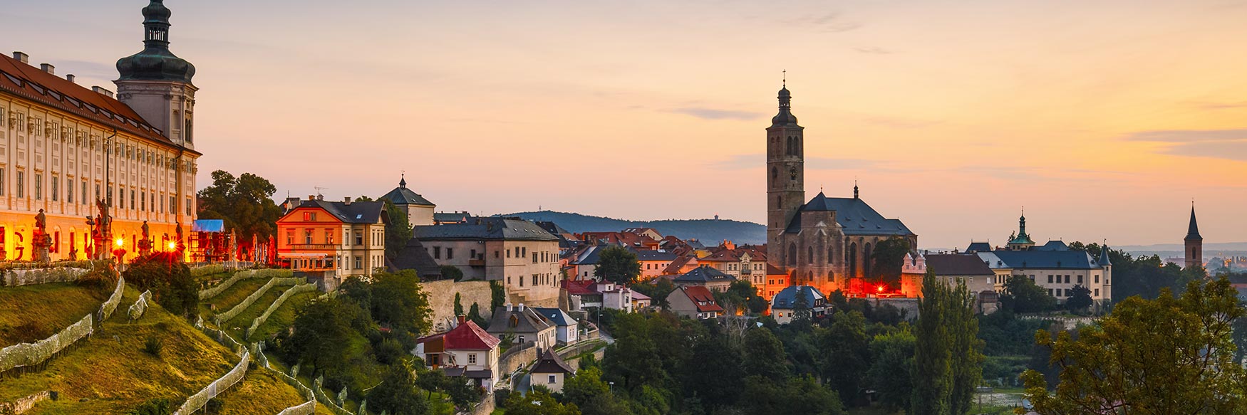 Kutná Hora Skyline, Central Bohemia, Czechia