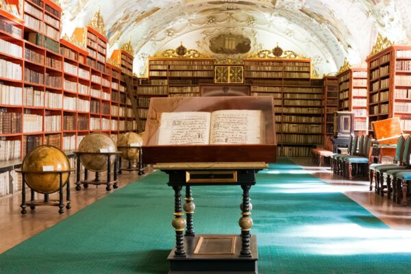 The Library of Strahov Monastery in Prague